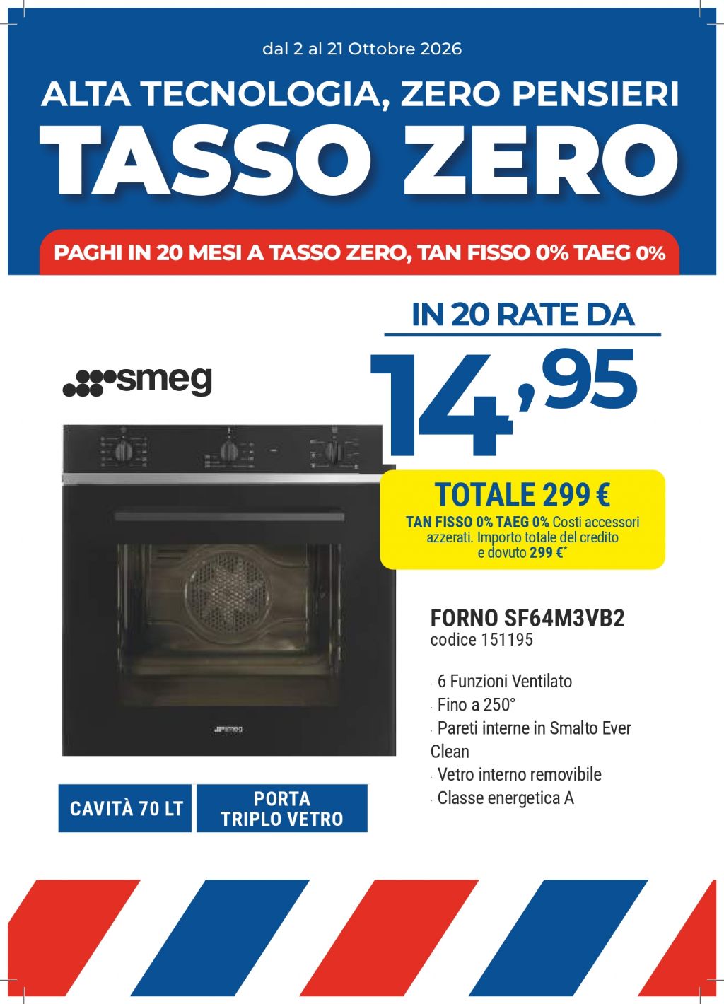 FORNO INCASSO SMEG SF64M3VB2